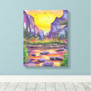 Mooie Natuur Custom Foto Canvas Afdruk
