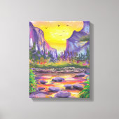 Mooie Natuur Custom Foto Canvas Afdruk (Voorkant)