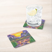 Mooie Natuur Custom Foto Kartonnen Onderzetters (Insitu)