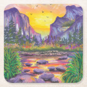 Mooie Natuur Custom Foto Kartonnen Onderzetters (Voorkant)