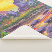 Mooie Natuur Custom Photo Sherpa Deken (3/4)