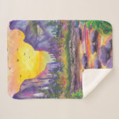 Mooie Natuur Custom Photo Sherpa Deken (Voorkant (horizontaal))