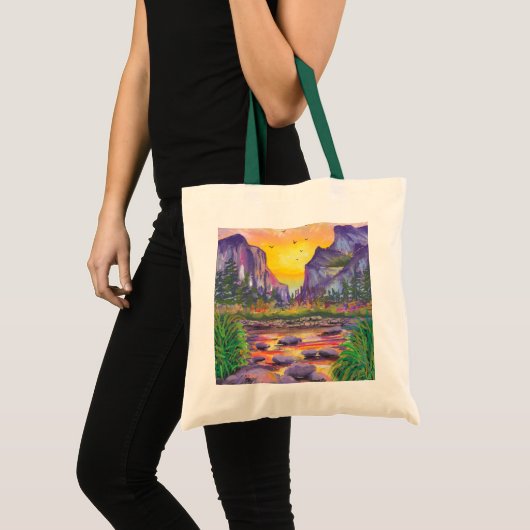 Mooie Natuur Custom Photo Tote Bag (Voorkant (product))