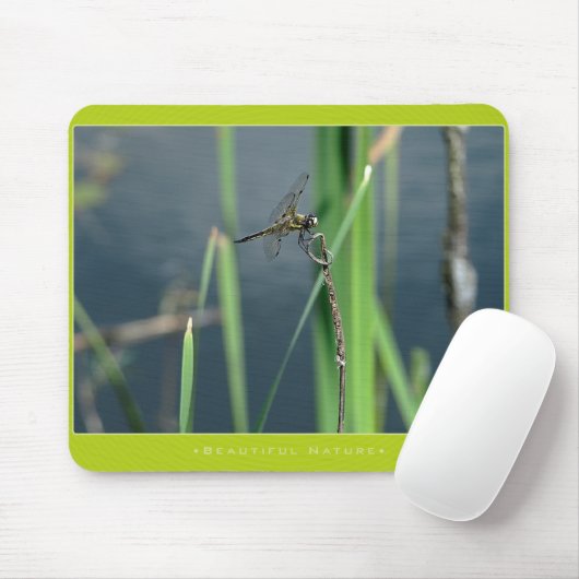 Mooie Natuur: Dragonfly Muismat (Met muis)