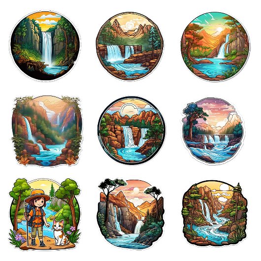 Mooie Natuur in Rond T-shirt