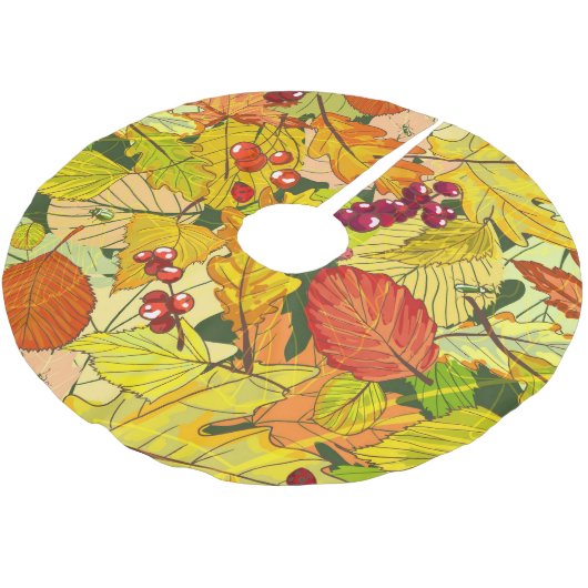 Mooie Natuur Kerstboom Rok (Gekanteld)