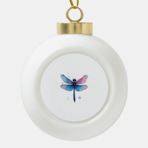 Mooie Natuur kleurrijk grafisch patroon Keramische Bal Ornament