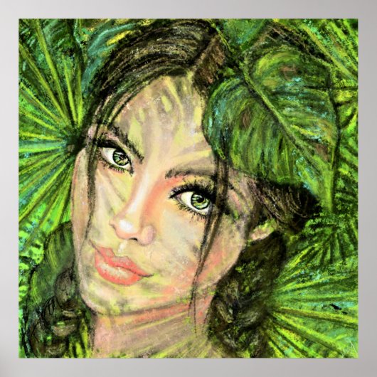 Mooie Natuur kunst - Oorspronkelijk schilderen Poster (Voorkant)