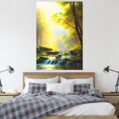 Mooie Natuur Landscape Canvas Print (Insitu (Slaapkamer))