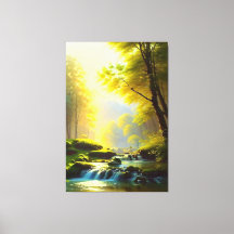 Mooie Natuur Landscape Canvas Print