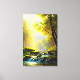 Mooie natuur landschap canvasprint canvas afdruk