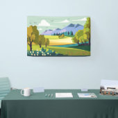 Mooie Natuur Landschap Spandoek (Beurs)