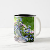 Mooie natuur met mus tweekleurige koffiemok (Voorkant rechts)