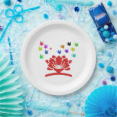 mooie natuur papieren bordje (Feest)