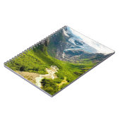 Mooie Natuur Scene uit Noorwegen, avontuur Notitieboek (Linkerzijde)