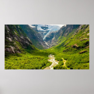 Mooie Natuur Scene uit Noorwegen, avontuur Poster