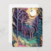 Mooie Natuur Seizoensgebonden Kaart (Voorkant / Achterkant)