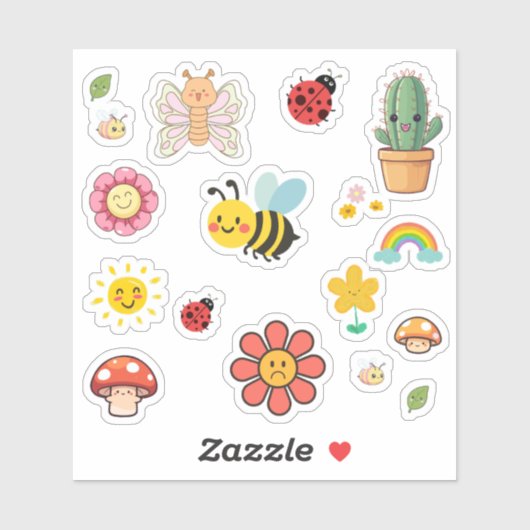 Mooie Natuur Stickers (Vel)