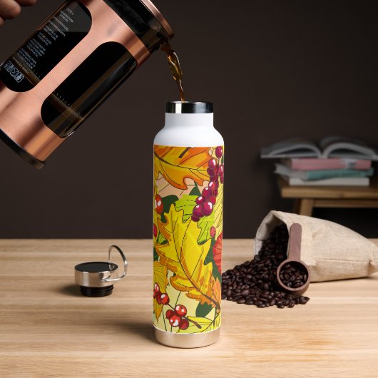 Mooie Natuur Waterfles (Koffie)