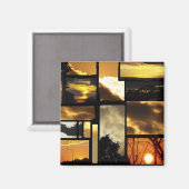Mooie Natuur Zonsopgang en Zonsondergangen Magneet (Voorkant / Achterkant)