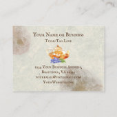 Mooie natuurvriendelijke kruidentheewinkel visitekaartje (Achterkant)