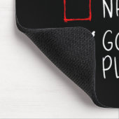 Mooie Naughty Golf Player List kerstkerstkerstkers Muismat (Hoek)