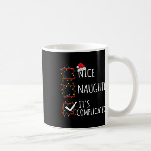 Mooie Naughty Het is de gecompliceerde kerstlijstk Koffiemok