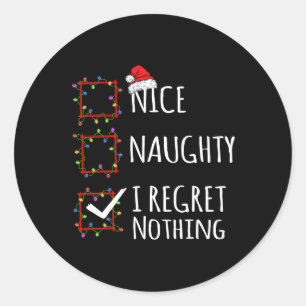 Mooie Naughty, ik betreur het dat er niets van de Ronde Sticker