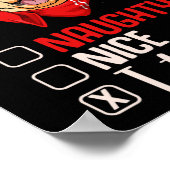 Mooie Naughty, ik heb een gouden kerstrector gepro Poster (Hoek)