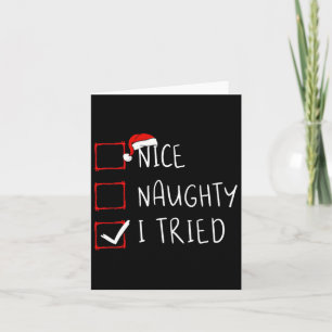 Mooie Naughty, ik heb kerstkerstkerstkerstkerstker Kaart