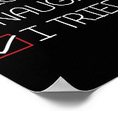 Mooie Naughty, ik heb Kerstmis geprobeerd Pajama F Poster (Hoek)