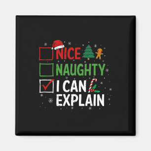 Mooie Naughty, ik kan kerstfeestjes uitleggen San Magneet
