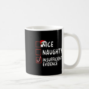 Mooie Naughty Onvoldoende bewijs kerstman Koffiemok