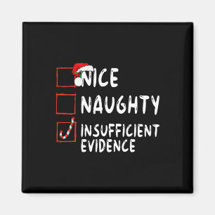 Mooie Naughty Onvoldoende bewijs kerstman Magneet