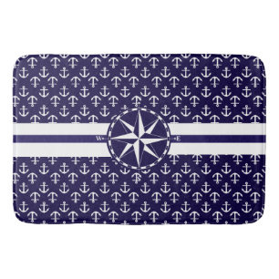 Mooie Nautilus Thema Anker Patroon Badmat