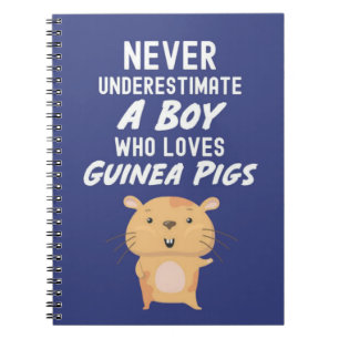 Mooie Navy Blauwe Cavia Cadeaus Voor Baby Jongens Notitieboek