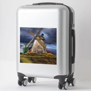 Mooie Nederlandse Windmolen Landscape Sticker