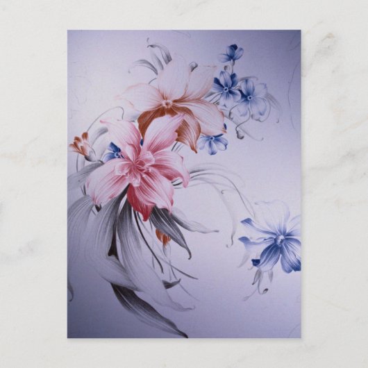 Mooie Nelumbo Briefkaart (Voorkant)