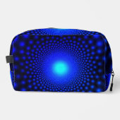 Mooie Neon Blauwe Lichten Toilettasje (Voorkant)