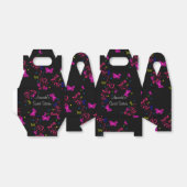 Mooie Neon Butterflies, zoete zestien, op maat Bedankdoosjes (Uitgevouwen)
