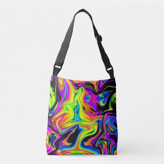 Mooie Neon Crossbody Bag Crossbody Tas (Voorkant)