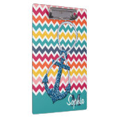 Mooie nep glitter-nautische anker oneindig klembord (Rechts)