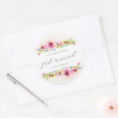 Mooie Net Getrouwde Huwelijk | Sticker Zegel (Envelop)