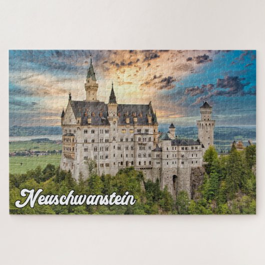 Mooie Neuschwanstein Castle, Duitsland Legpuzzel (Horizontaal)