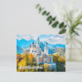 Mooie Neuschwanstein kasteel, Duitsland Briefkaart (Staand voorkant)