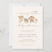 Mooie neutrale babyborrel Boho Kaart (Voorkant)