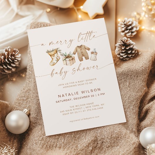 Mooie neutrale babyborrel Boho Kaart
