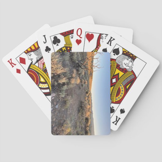 Mooie Nevada woestijn Pokerkaarten (Achterkant)