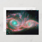 Mooie nevel ruimte fotografie briefkaart (Voorkant / Achterkant)