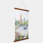 Mooie New Jersey Waterverf Art Hangend Wandkleed (Gebogen)